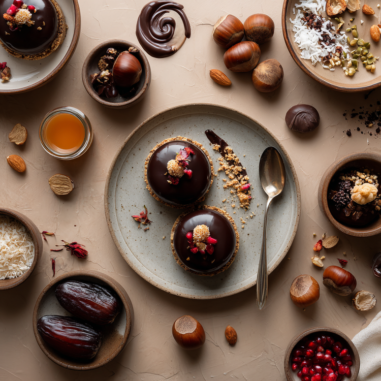 Delizia ai Marron Glacés con Base Croccante e Ganache al Cioccolato