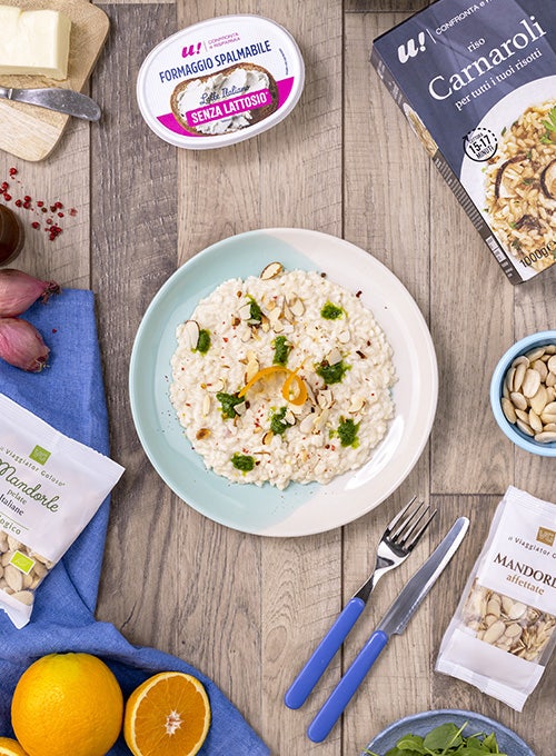 Risotto alle mandorle con crema