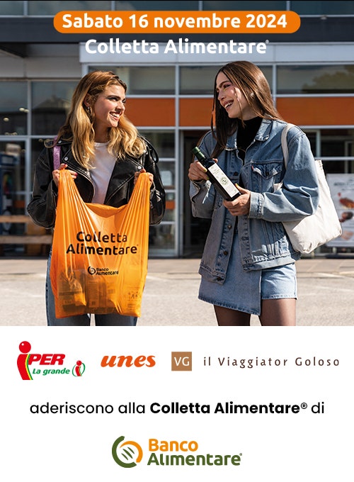 Sostieni Banco Alimentare con la tua spesa Unes!