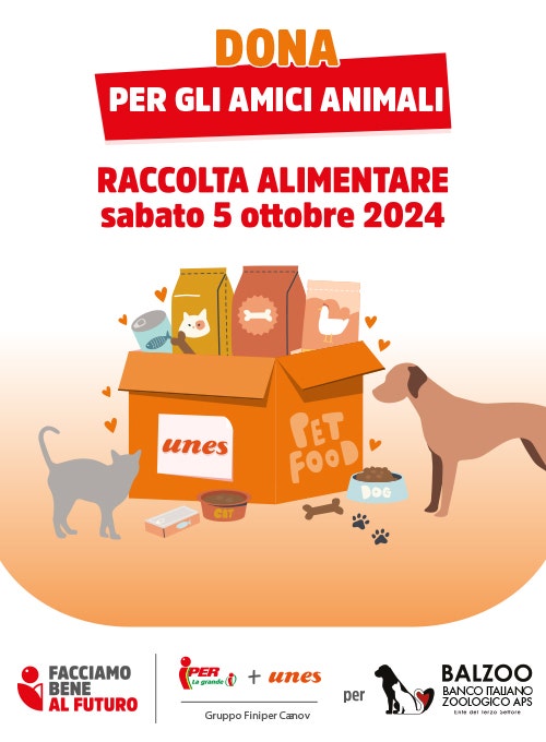 Supportiamo gli amici a quattro zampe con la raccolta alimentare per Balzoo